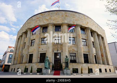 Bureau du président de la République de Srpska Banja Luka, capitale de RS Bosnie-Herzégovine, site historique dans le centre-ville Banque D'Images