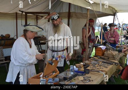 fête des pirates au port washington wisconsin Banque D'Images