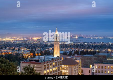 Université de Californie, Berkeley à Sunrise Banque D'Images