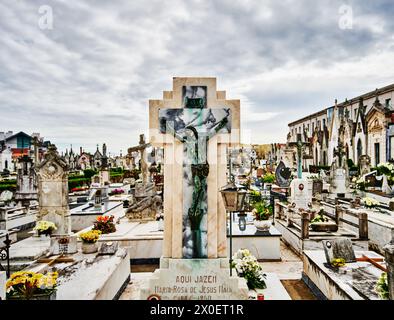 Cimetière à Aviero, Portugal, Europe Banque D'Images