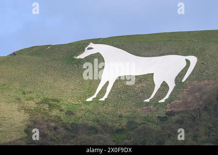 Westbury White Horse Banque D'Images