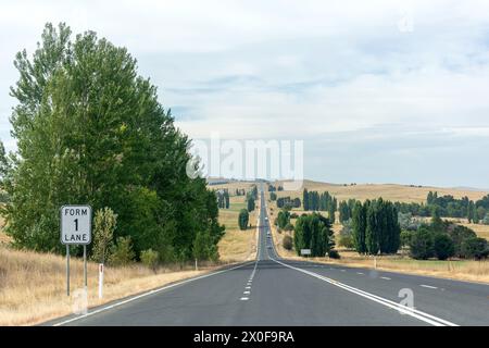 Monaro Hwy, Cooma, Nouvelle-Galles du Sud, Australie Banque D'Images