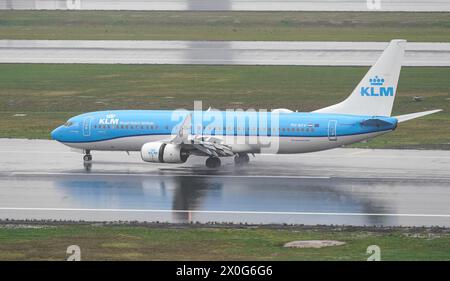 ISTANBUL, TURKIYE - 15 OCTOBRE 2022 : KLM Boeing 737-8K2 (30370) atterrissant à l'aéroport international d'Istanbul Banque D'Images