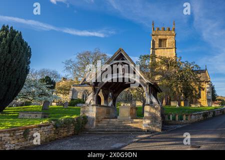 Église St Faith à Overbury dans les Cotswolds, Worcestershire, Angleterre Banque D'Images