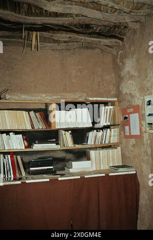 Le lieu de travail de l'explorateur français Charles de Foucauld ermite et dans un logement simple dans l'Assekrem. Banque D'Images