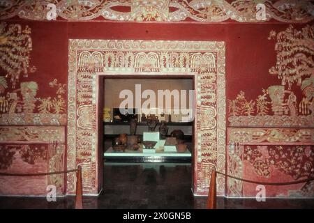 La salle Teotihuacan du Musée anthropologique de Mexico. [traduction automatique] Banque D'Images