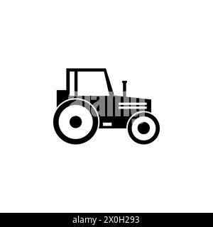 Rouleau de route. Icône vectorielle plate de finisseur de compacteur d'asphalte. Symbole solide simple isolé sur fond blanc Illustration de Vecteur