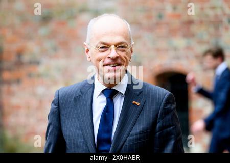 Middelburg, pays-Bas, 1er avril 11, 2024. Le roi Willem Alexander, la reine Maxima et la princesse Beatrix des pays-Bas lors de la remise des quatre prix de la liberté au Nieuwe Kerk à Middelburg pour sauver l'Ukraine crédit : NL Beeld / Patrick van EMST / Alamy Live News Banque D'Images