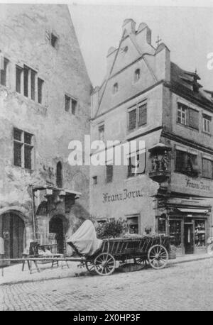 Ochsenfurt - ancien hôtel de ville - grand magasin Zorn - Hauptstrasse - 1905 [traduction automatique] Banque D'Images