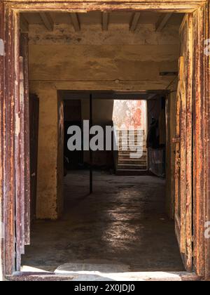 Oman, Mirbat, balade en ville à Mirabat au pied des montagnes du Dhofar, Banque D'Images