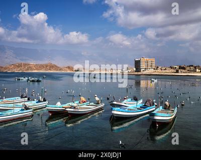 Oman, Mirbat, balade en ville à Mirabat au pied des montagnes du Dhofar, Banque D'Images