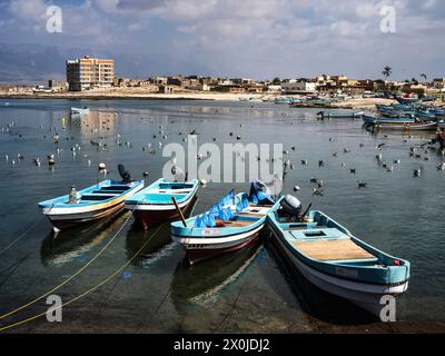 Oman, Mirbat, balade en ville à Mirabat au pied des montagnes du Dhofar, Banque D'Images