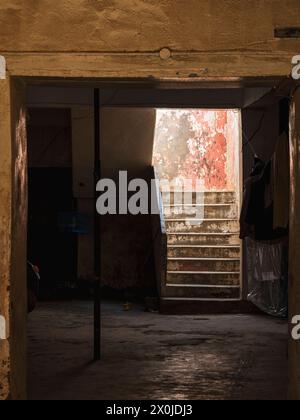 Oman, Mirbat, balade en ville à Mirabat au pied des montagnes du Dhofar, Banque D'Images