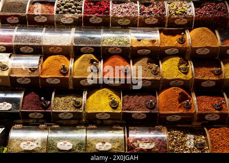 Egypte Bazaar, Misir Carsisi, Spice Bazaar, Istanbul, Turquie, Europe Banque D'Images