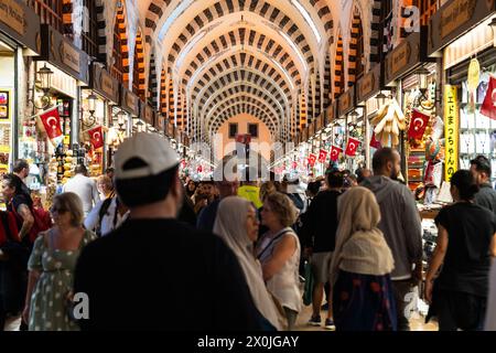 Egypte Bazaar, Misir Carsisi, Spice Bazaar, Istanbul, Turquie, Europe Banque D'Images