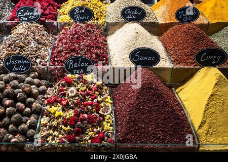 Egypte Bazaar, Misir Carsisi, Spice Bazaar, Istanbul, Turquie, Europe Banque D'Images