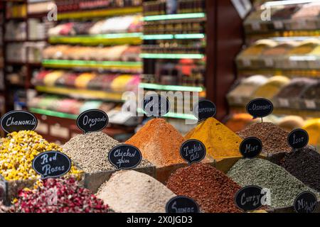 Egypte Bazaar, Misir Carsisi, Spice Bazaar, Istanbul, Turquie, Europe Banque D'Images