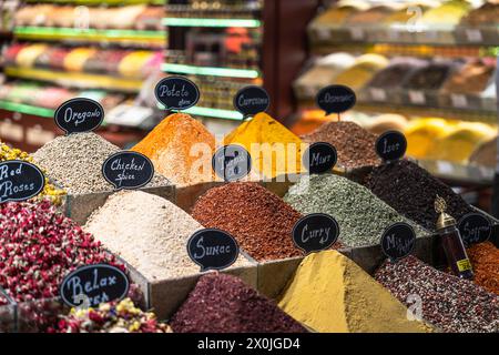 Egypte Bazaar, Misir Carsisi, Spice Bazaar, Istanbul, Turquie, Europe Banque D'Images