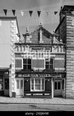 TRURO MARKET INN PUB VICTORIEN FINES ALES & SPIRITUEUX BACK QUAY TR1 2LL CONSTRUIT EN 1900 Banque D'Images