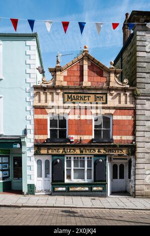 TRURO MARKET INN PUB VICTORIEN FINES ALES & SPIRITUEUX BACK QUAY TR1 2LL CONSTRUIT EN 1900 Banque D'Images