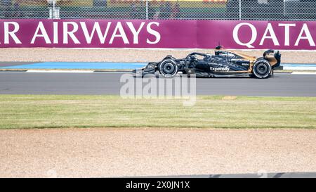 APXGP avec Brad Pitt au Grand Prix de Grande-Bretagne - Silverstone 2023 Banque D'Images