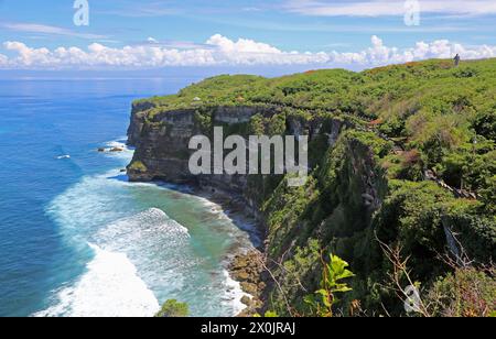 Falaises d'Uluwatu - Bali, Indonésie Banque D'Images