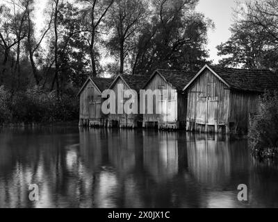 Aube à Dießen am Ammersee Banque D'Images