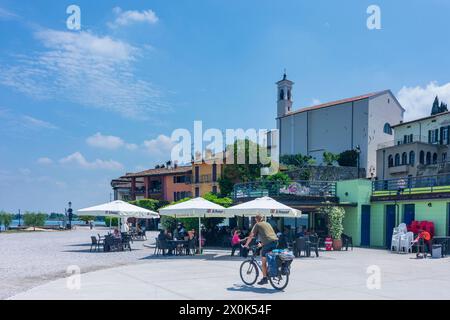 Desenzano del Garda, église Chiesa di S. Biagio dans le quartier Rivoltella del Garda, Lago di Garda (Lac de Garde) en Brescia, Lombardie / Lombardie, Italie Banque D'Images