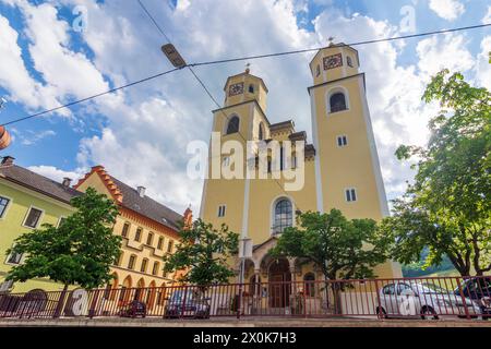 Steinach am Brenner, église Steinach am Brenner à Wipptal, Tyrol, Tyrol, Autriche Banque D'Images