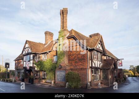 Angleterre, Kent, Edenbridge, Hever, King Henry VIII Pub Banque D'Images