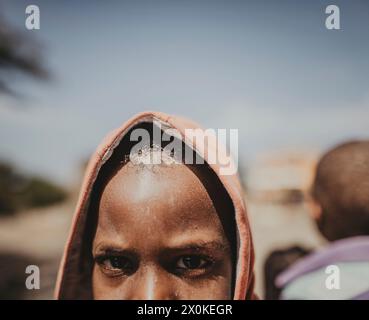 Temps-out familial de 6 mois en Afrique de l'Ouest, Cap Vert, île de Santiago à Tarrafal Banque D'Images