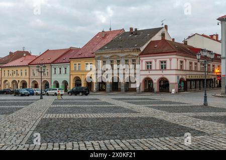 JiÄ'n est une petite ville de la région de Hradec Kralove en République tchèque. Banque D'Images