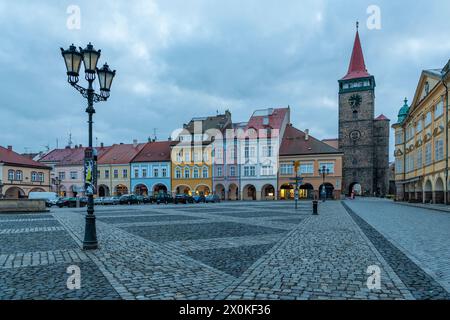 JiÄ'n est une petite ville de la région de Hradec Kralove en République tchèque. Banque D'Images