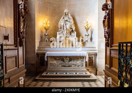 Église catholique romaine de St-Paul-St-Louis Paris, France Banque D'Images