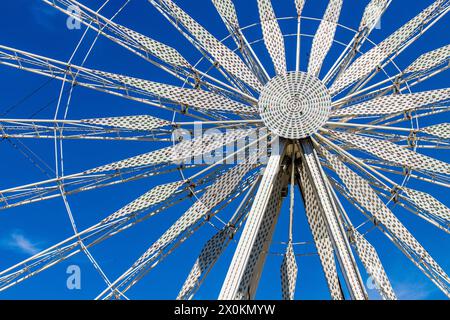 Grande roue à Grande roue de Paris, jardin des Tuileries, France Banque D'Images