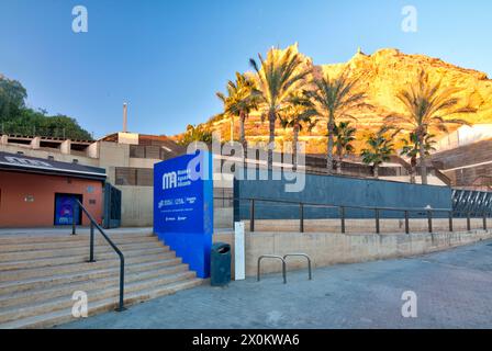 Museo de Aqua, Musée de l'eau, San Roque, quartier, façade de maison, tour de ville, Alicante, Communauté valencienne, Espagne, Banque D'Images