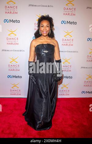 New York, New York, États-Unis. 12 avril 2024. (NOUVEAU) Dance Theater of Harlem Honor Misty Copeland au Annual Vision Gala. 12 avril 2024, New York, New York, États-Unis : Sharon Madison assiste au Gala annuel de la vision du Dance Theater de Harlem en l'honneur de Misty Copeland au New York City Center le 12 avril 2024 à New York. (Crédit : M10s/TheNews2) (Foto : M10s/Thenews2/Zumapress) (crédit image : © Ron Adar/TheNEWS2 via ZUMA Press Wire) USAGE ÉDITORIAL SEULEMENT! Non destiné à UN USAGE commercial ! Banque D'Images