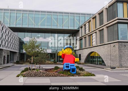 Extérieur du siège de Lego Billund Danemark avril 2024 Banque D'Images