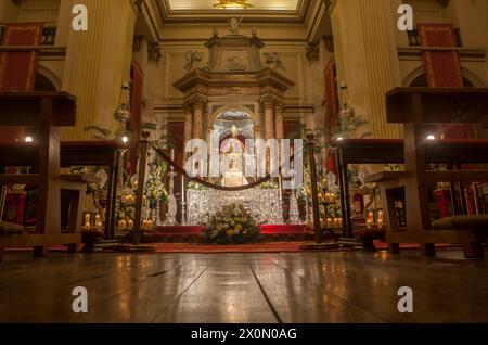 Pampelune, Espagne - 3 mars 2024 : Chapelle de San Fermin à l'église San Lorenzo, Pampelune, Navarre, Espagne Banque D'Images