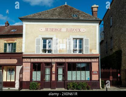Auvers-sur-Oise. Auberge Ravoux où vivait et mourut Vincent Van Gogh en 1890. Val-d'Oise. Ile-de-France. France. Europe Banque D'Images