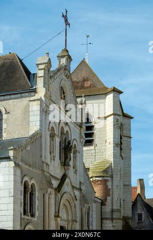 Sancerre labellisé les plus Beaux villages de France. Église notre Dame. Cher Department. Centre-Val de Loire. France. Europe Banque D'Images