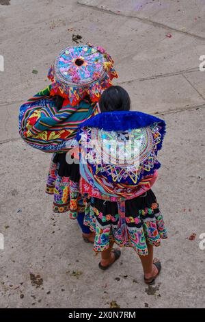Pérou, province de Cuzco, ville de Lares, carnaval Banque D'Images