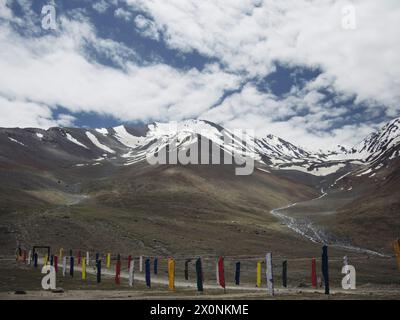 Col de Kunzum, vallée de Spiti Banque D'Images