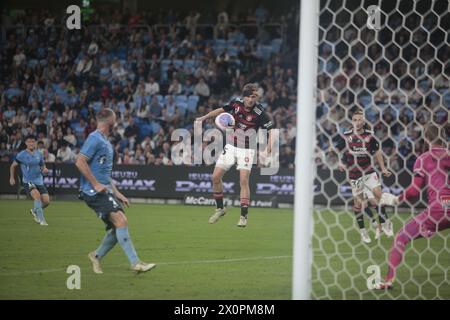 Sydney, Aus. 13 avril 2024. Sydney, Australie, Sam. 13 avril 2024 Sydney FC v Western Sydney Wanderers - ALeague (hommes) au Allianz Stadium Sam. 13 avril 2024, Sydney, Australie. (Patricia Pérez Ferraro/SPP) crédit : photo de presse SPP Sport. /Alamy Live News Banque D'Images