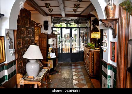 À l'intérieur de l'Hôtel America à Alhambra Palace, Grenade, Espagne Banque D'Images