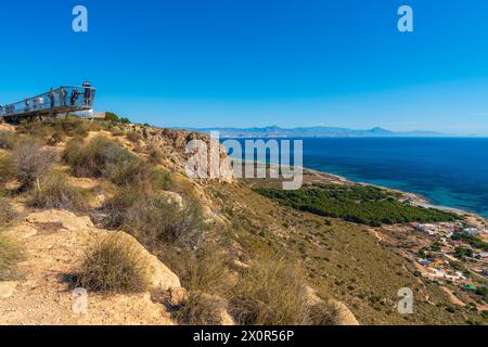 Mirador de Santa Pola, Comunidad Valenciana, Alicante district, Costa Blanca, Espagne Banque D'Images