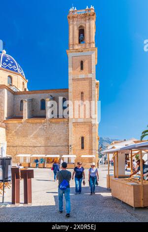 Nostra Senyora del Consol, Plaza de la Iglesia, Altea, Comunidad Valenciana, Alicante district, Costa Blanca, Espagne Banque D'Images