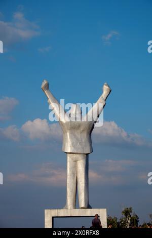 Le monument à Stjepan Filipovic à Valjevo, Serbie. Il était un partisan communiste yougoslave capturé et exécuté en 1942 à Valjevo. Le monument rep Banque D'Images