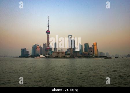 Shanghai Chine, 14 octobre 2008. Skyline de la ville. Luke Durda/Alamy Banque D'Images