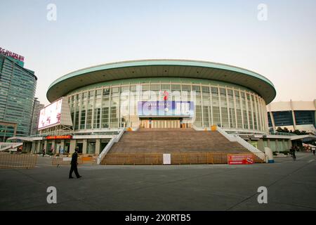 Shanghai Chine, 14 octobre 2008. Stade intérieur de Shanghai. Luke Durda/Alamy Banque D'Images